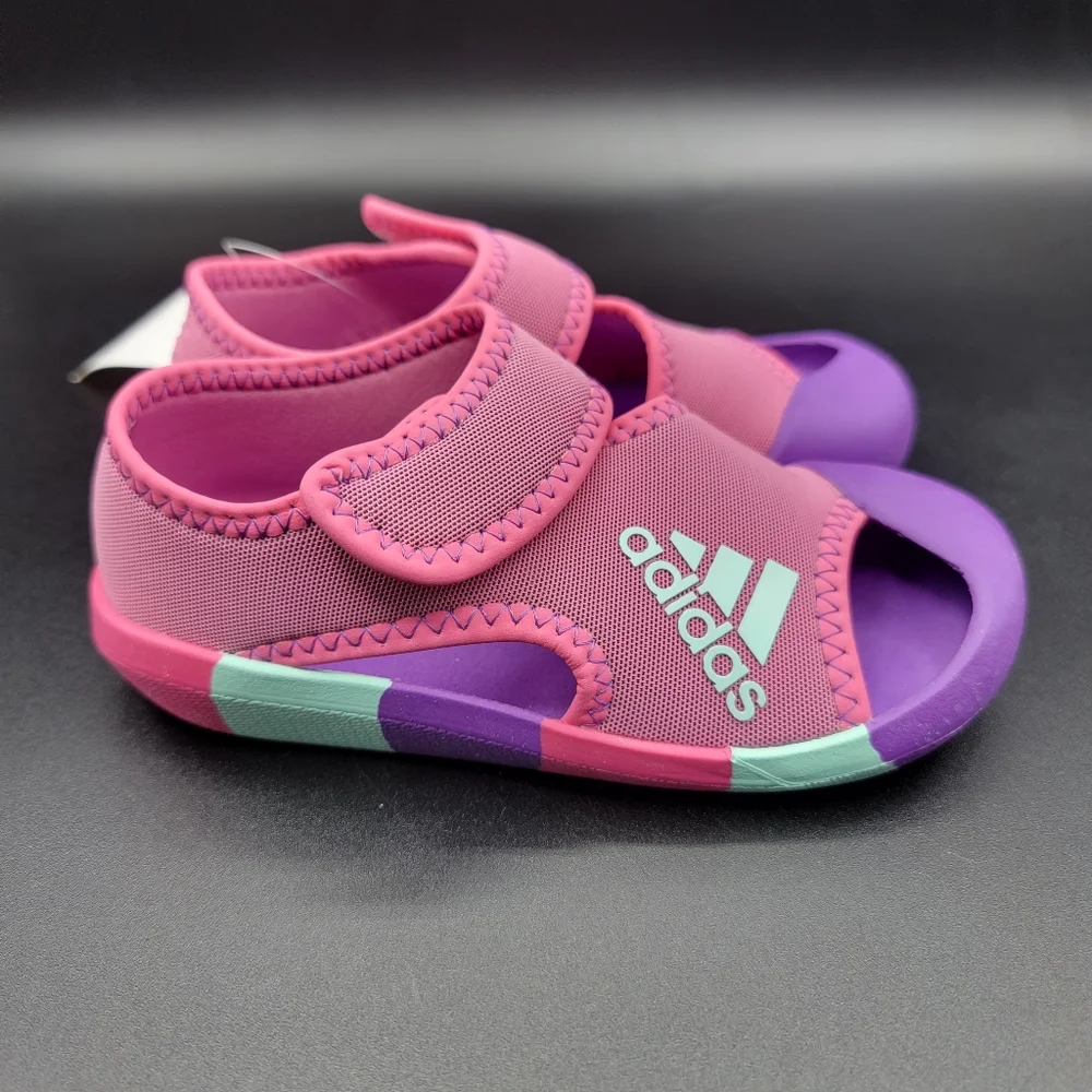 Adidas AltaVenture I Toddler's Water Shoe Size 9.5C Pink Purple Teal Girls New
